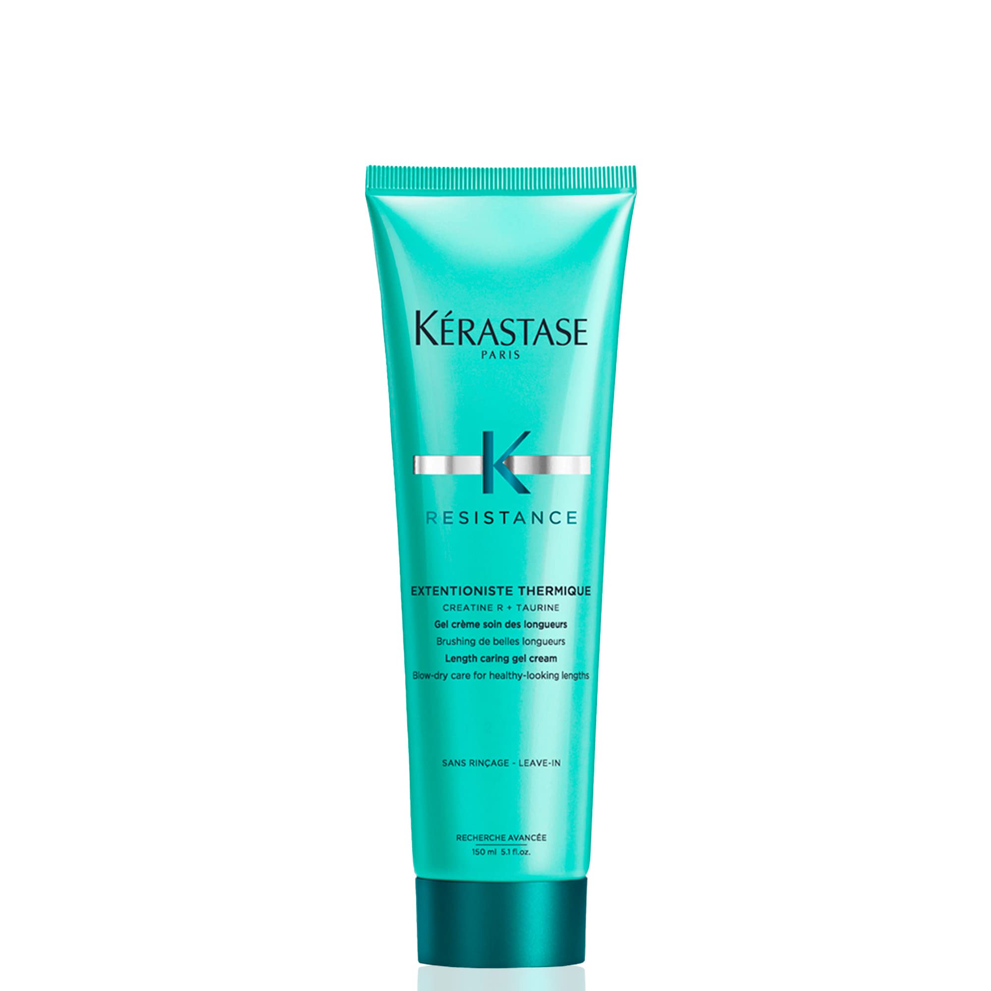 KERASTASE Resisitance Extentioniste Thermique - Heat Protecting Leave In Cream, Strengthens and Prevents Damage, Seals Split Ends