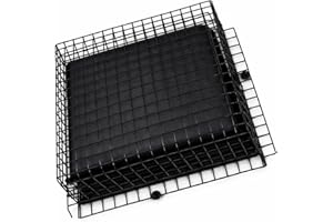 Black Vinyl Coated Animal Proof Vent Covers, Bite Proof,Chew Proof (5 Pack) 16 Gauge Rust Resistant Steel