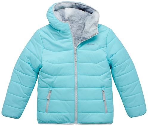Eddie Bauer Girls' Reversible Jacket Deer Harbor Waterproof