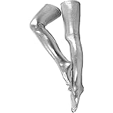 Gaoin Men's and Women's 28/38 Inch Shiny Metallic Spandex Skintight Costumes Stocking
