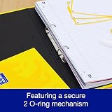 Oxford Premium A4 Ring Binder Yellow 25mm 40mm Spine Laminated Paper on Board view 3