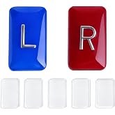 X-Ray Markers - Clear Epoxy Resin with Lead L &amp; R Letters - No Initials - Small Rectangle - Reusable &amp; Washable - Includes 5-Piece Adhesive Strips for Extra Strength