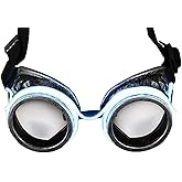 S SANGLE SOPFFY LED Steampunk Goggles,Steampunk Glasses Glow in the Dark, Vintage Goggles Halloween Costume Accessory