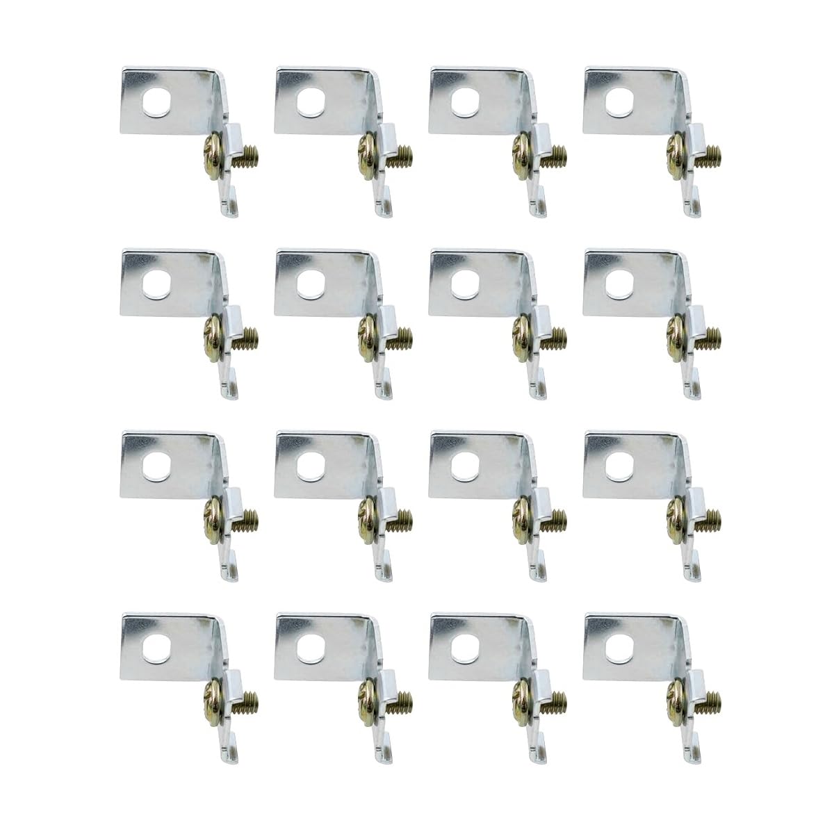 JOYNANO 16x MHS012 PSU Fixing Brackets with Screws, Switching Power Supply Mounting Bracket Accessory (Pack of 4 Set)