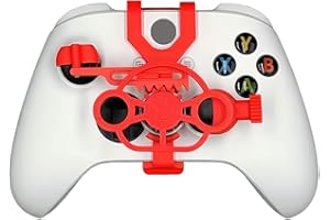 TXW Mini Racing Steering Wheel for Xbox ONE X/S/Elite Game Controller,Racing Games Controller Steering Wheel Attachment Accessory for Xbox ONE (Red)