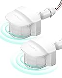EDISHINE 2 Pack 240° Motion Sensor, Replacement