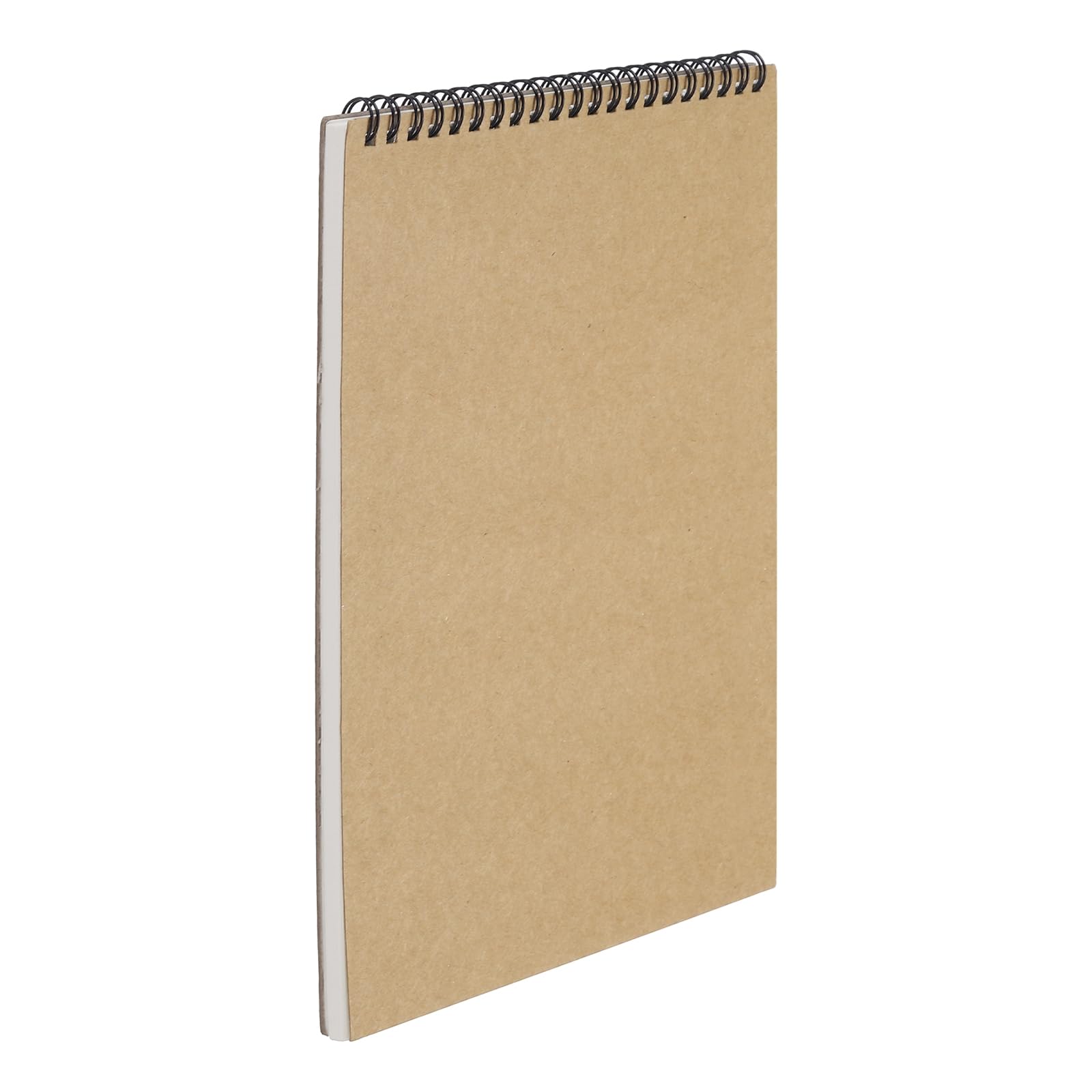 PATIKIL 10 x 7" Top Spiral Bound Sketch Book, 1 Pcs 30 Sheet 60 Pages 120GSM Retro Spiral Sketchbook Notebook for Artist Drawing Painting Writing