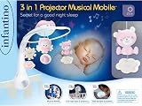 Infantino 3-in-1 Projector Musical Mobile Rose Convertible Night Light view 8