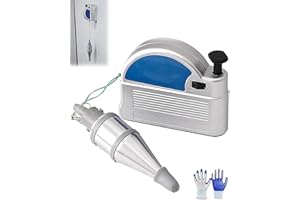 Retractable Plumb Bob with 19.7ft Auto-Reel Cord – Quick-Stabilizing Magnetic Plumb Tool for Construction, Carpentry & Masonr