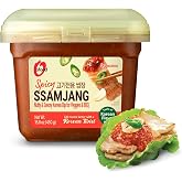 Ssamjang Korean Soybean Paste Sauce [Spicy | 1.0 lb (500g)] for BBQ, Lettuce Wraps, Rice, Vegetables, and Meat | Korean Flavo