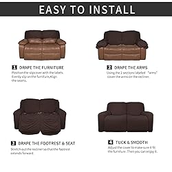 Easy-Going 6 Pieces Microfiber Stretch Sectional