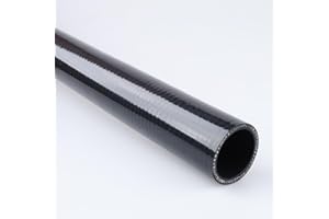 AC PERFORMANCE ID 2" (51mm) x 2 FT Length Air Intake Silicone Radiator Coolant Hose Black