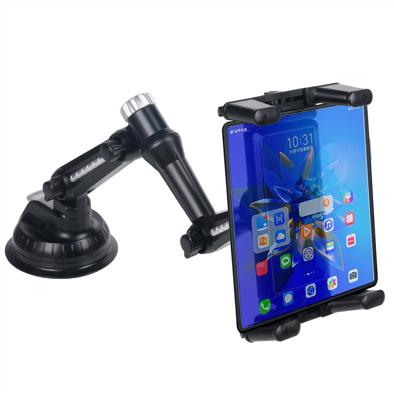 kelofam 5 in 1 car Phone Holder, car Dashboard Windshield Phone Mount, Suitable for iPhone17 16 15 14 iPhone13 promax, Samsung Z Fold 7 6 5, All Smartphones
