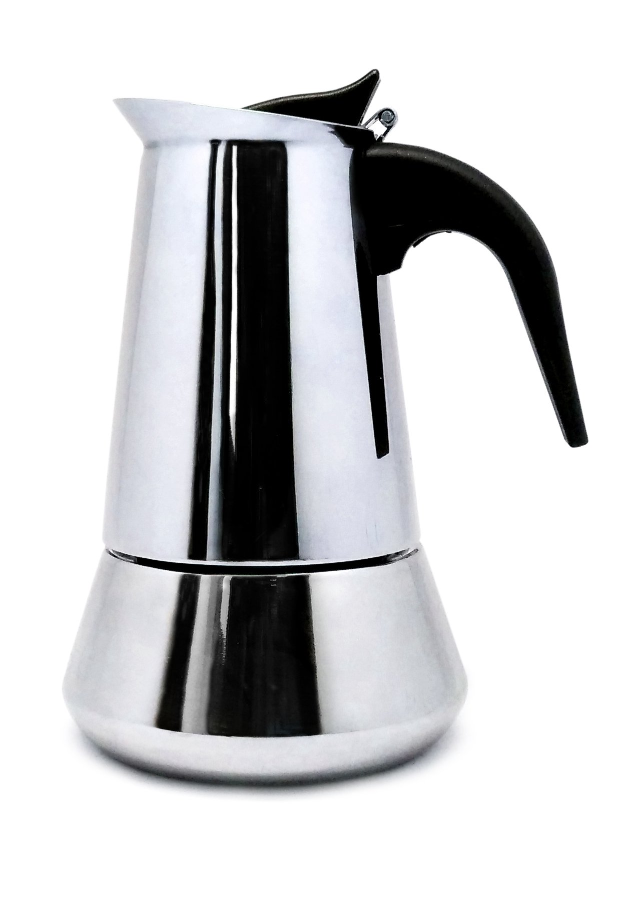 Nerthus FIH 248 Induction coffee maker. Italian system coffee marker compatible with inducction heat