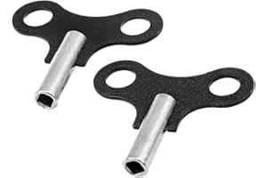 A.I.FORCE Antique Clock Repair Kit, 2 Packs Winding Key for Wall Clocks, Alarm Clocks and Wind Chain Repair (4.5mm & 0.177 Inch Hole)