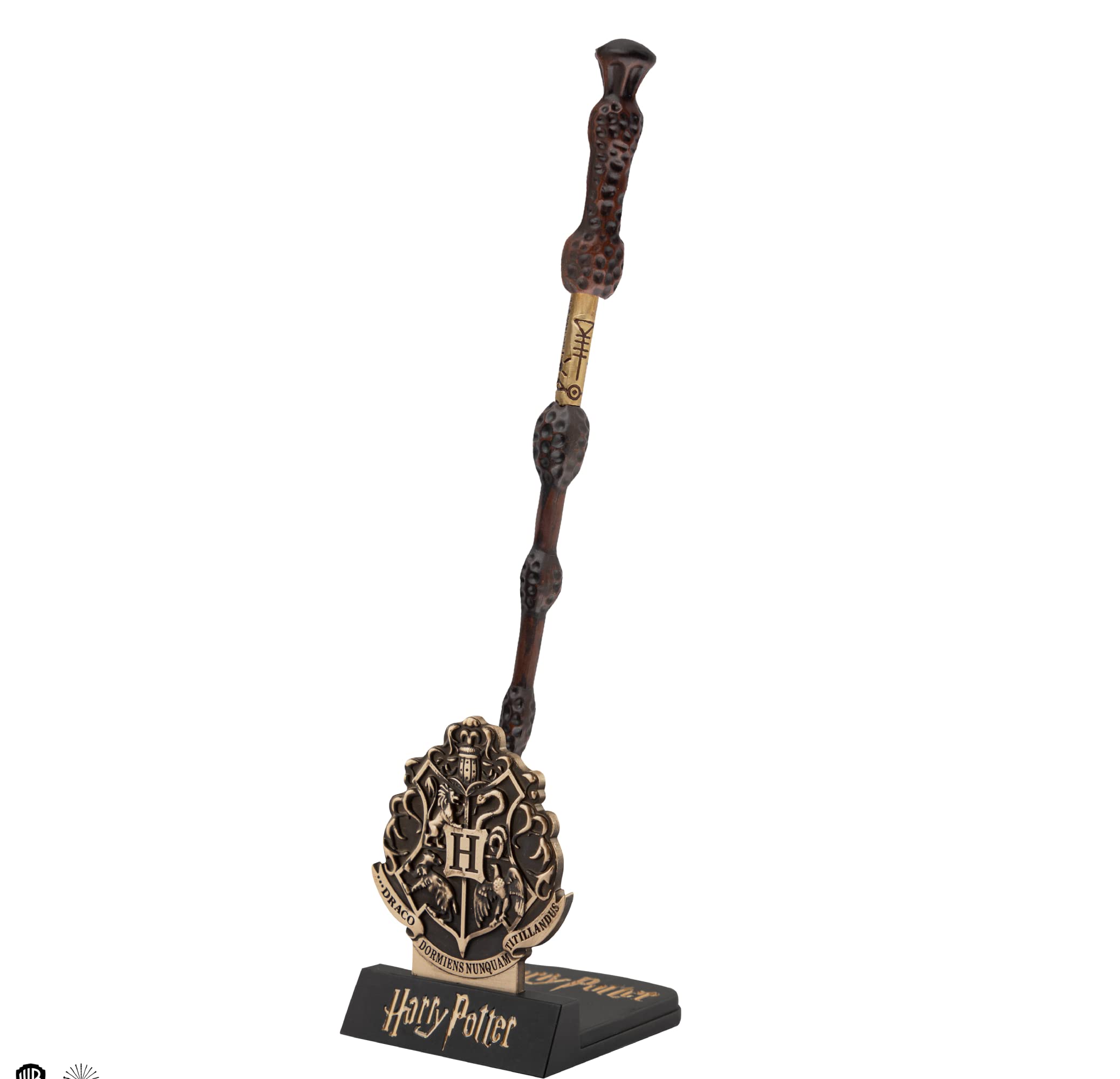 Cinereplicas Harry Potter - Albus Dumbledore Wand Pen with Stand & Lenticular Bookmark - Official Licence