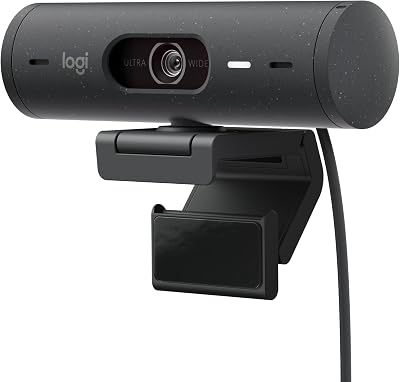 Logitech Brio 500 Full HD Webcam with Auto-Framing Privacy Shutter USB-C