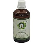 R V Essential Pure Linseed Carrier Oil 50ml (1.69oz)- Linum Usitatissimum (100% Pure and Natural Cold Pressed)