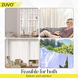Zuvo White Net Curtain Wire with Hooks and Eyes 3 m Extra Strong Kit view 7