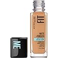 Maybelline New York Fit Me Matte + Poreless Foundation Makeup, Ultra-Lightweight Formula Controls Shine, for Normal to Oily S
