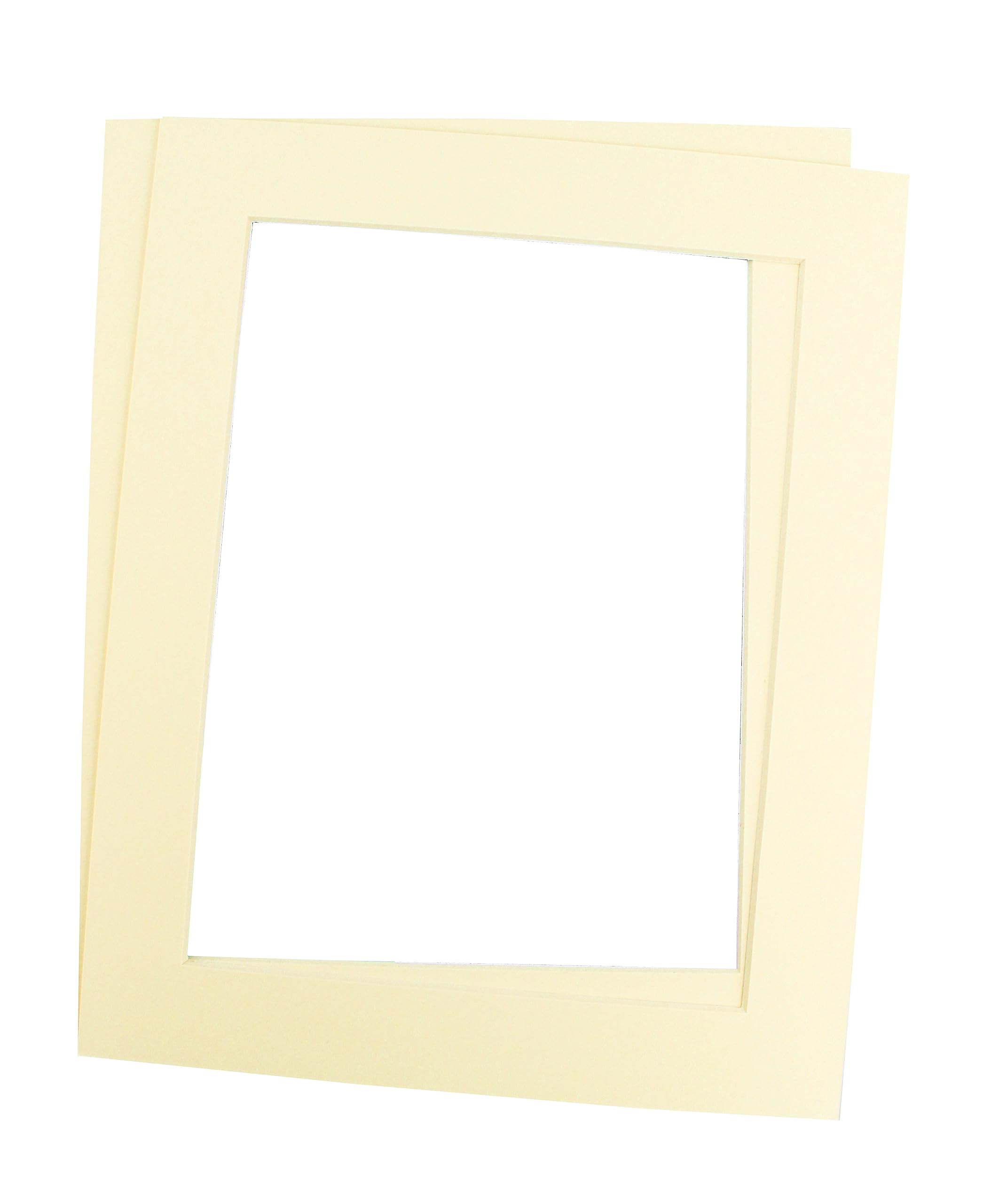 Two Pack of Ivory Picture/Photo Mount Size 5x7" fits 4x6"