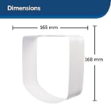 PetSafe Tunnel Extension for Microchip Manual Cat Flap White 5 cm view 5