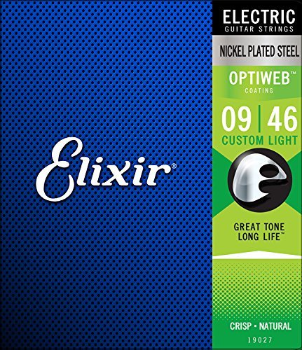 ELIXIR 19027 Optiweb Custom Light 09-46 エレキギター弦×3セット商品画像