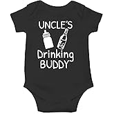 CBTwear Uncles Drinking Buddy Baby Bodysuit Cute Newborn Boy Clothes Adorable Infant Unisex Romper