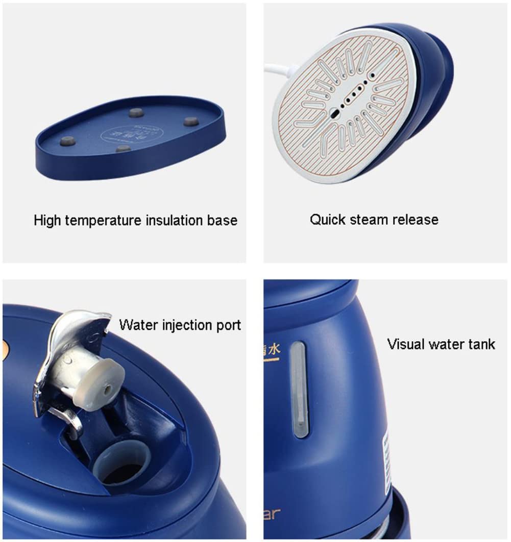 Portable Steamer Steam Clothes Iron Handheld Portable Home Travelling For Clothes Ironing Wet Dry Hot Ironing Machine Mini Steam Garment Steamer for Home Travel Business