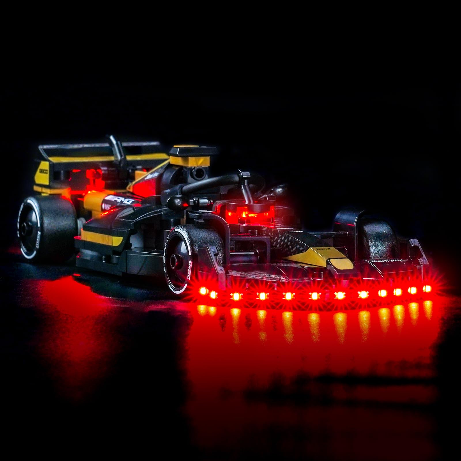 Light Kit Compatible with Lego 77252 APXGP Team Race Car from F1 The Movie (No Model), Decoration Lighting Set Compatible with Lego APXGP Team Race Car from F1 The Movie Building Blocks Model