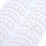 Eyeluvlashes Under Eye Lash Mapping Stickers 70 Pairs Eyelash Extensions Tool view 3