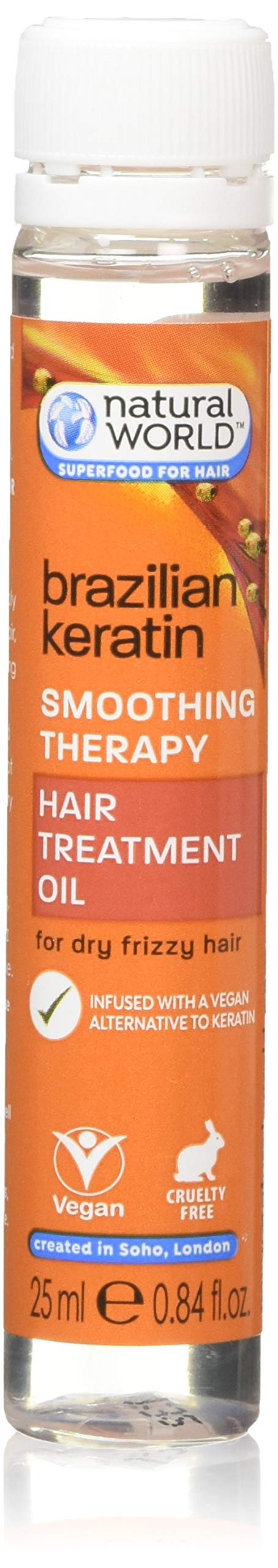 Natural world superfood for hair brazilian keratin 25 ml