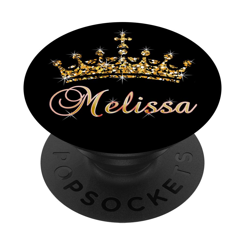 Melissa Name with Tiara Crown Queen Princess - Melissa PopSockets PopGrip: Swappable Grip for Phones & Tablets