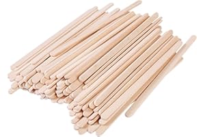 Gmark 5.5" Premium Wood Stirrer 2.3mm thick 100 pc - Wood Coffee Stir Sticks for Tea Beverage, Corn Dog Stick Craft Stick 100/Bag GM1115A