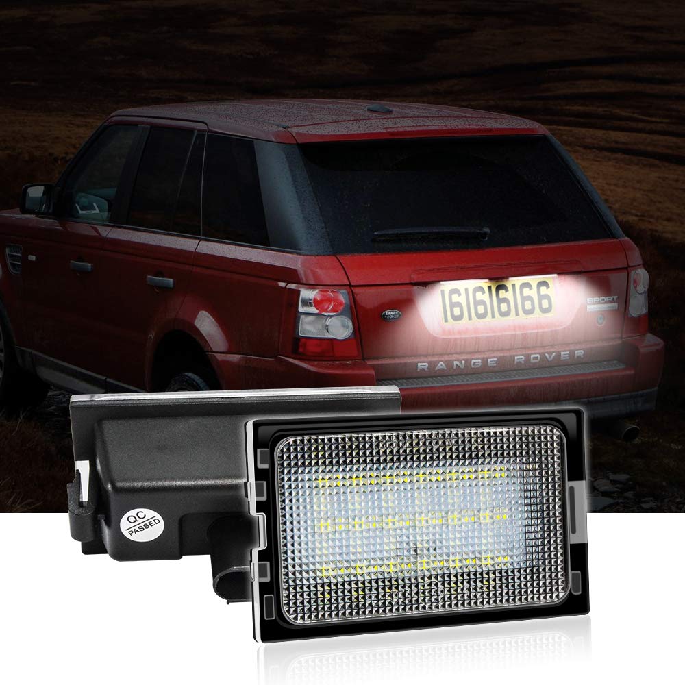 Biqing 1 Pair LED Licence Number Plate Light 18SMD Built-in CANBUS Rear Tag Led License Plate Lights Kit