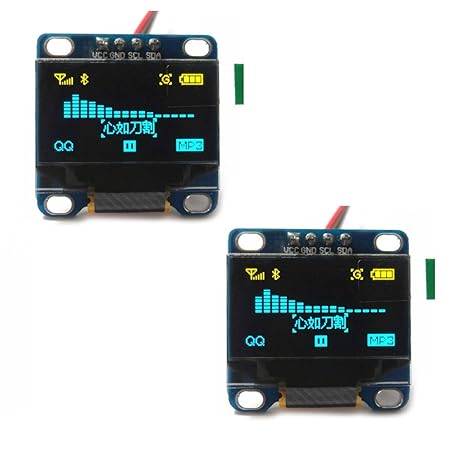 Mua DIYmall 0.96 Inch Blue Yellow OLED Display Module I2C Serial 128x64 ...