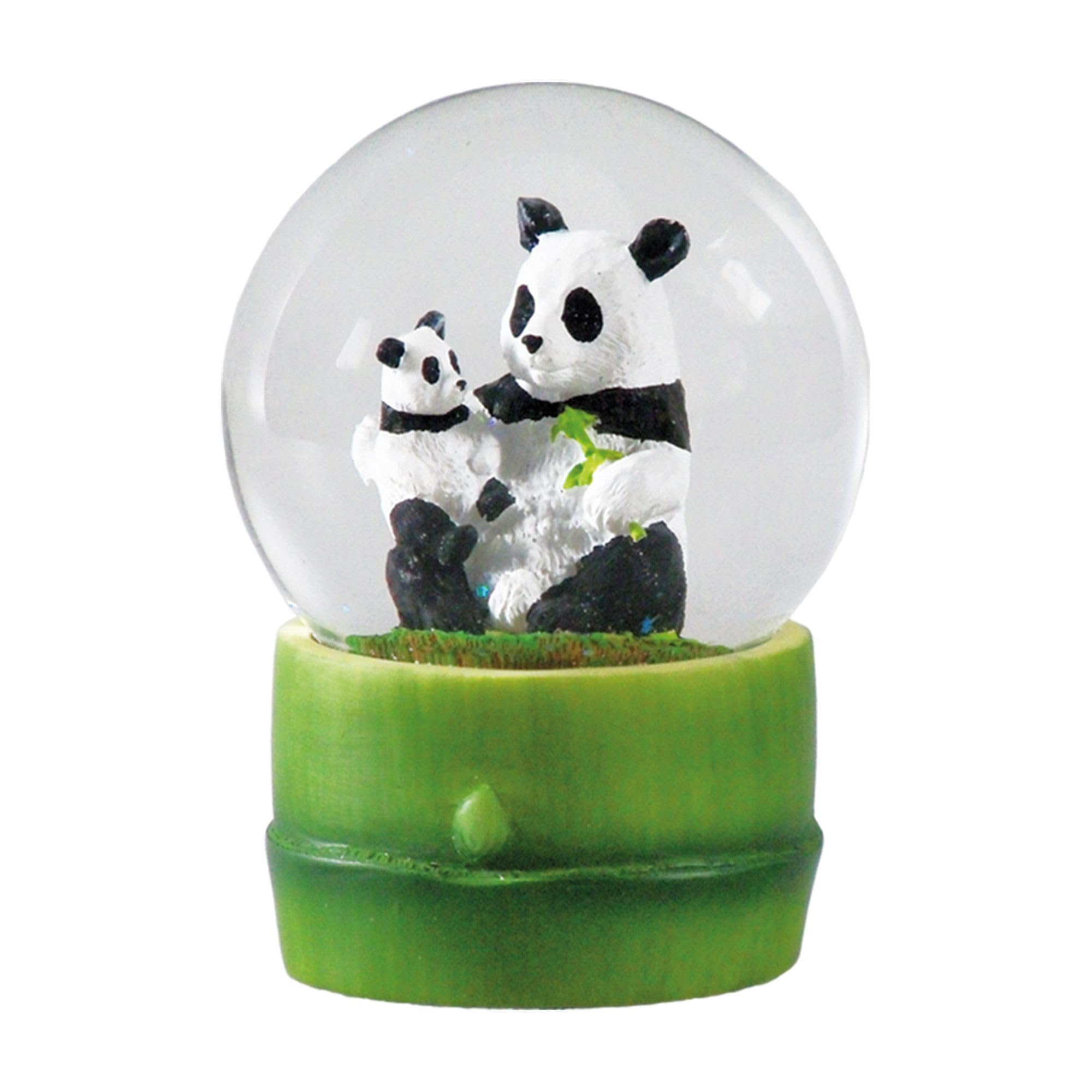 Water Globe - Panda from Deluxebase. Decorative Snow Globe Ornament with Panda Figurines, Glass Glitter Dome with Resin Base, Novelty Home Decor Display Piece. — image 1