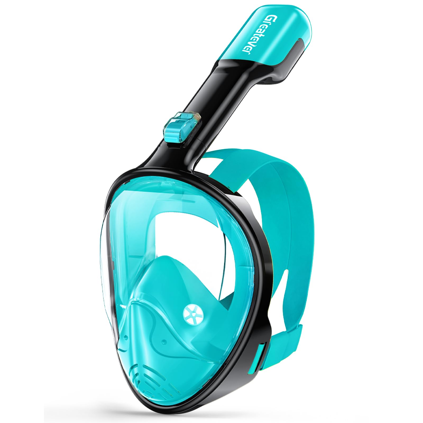 Greatever Full Face Snorkel Mask, Snorkeling Gear for Adults with ...