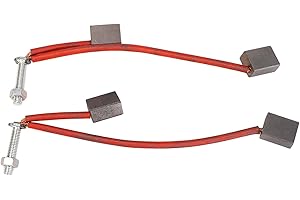 ESTINK Starter Brush Set, Pack of 2 Metal Electric Motor Brush Set 103347301 114 01 2034AS Generator Brush Replacement Fit for Starter Generator Brush Set