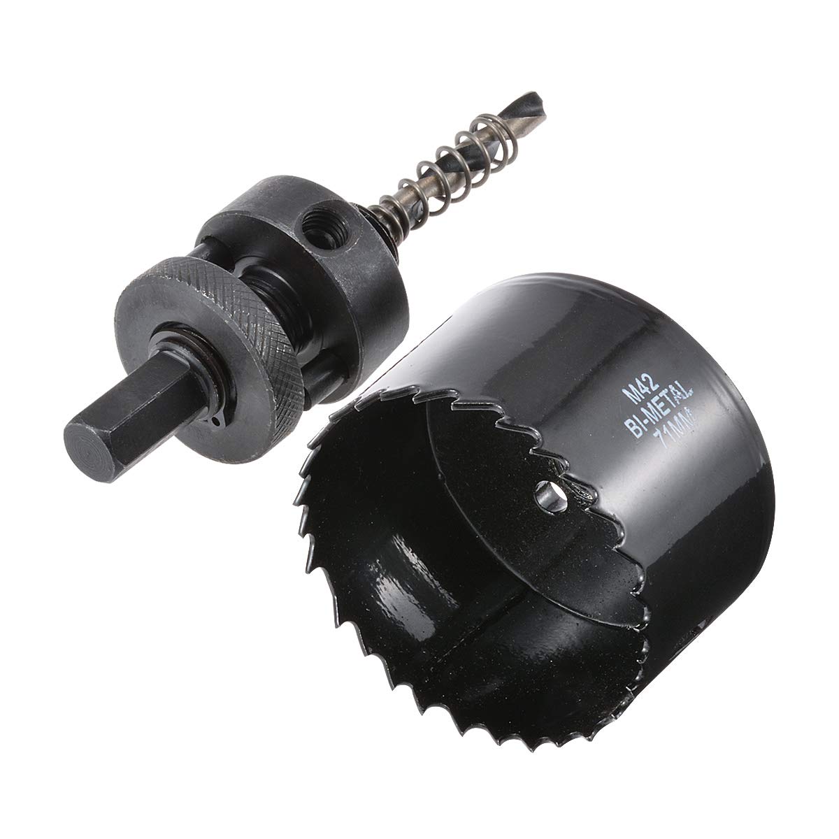 KATUR 71mm Diameter Hole Saw Set, HSS Bi-Metal Hole Saw Drill Bits Cut, Smooth and Fast in Wood, Plastic, Drywall, Thin Metal