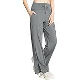 baleaf Women's Loose Yoga Pants Wide Leg Athletic Pants High Waisted Casual Lounge Drawstring Sweatpants with Pockets