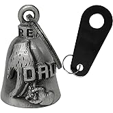 Dream Apparel Motorcycle Bell Guardian Angel Drive Away Gremlin, Biker Bell for Men Women Rider Riding, Good Luck Gift