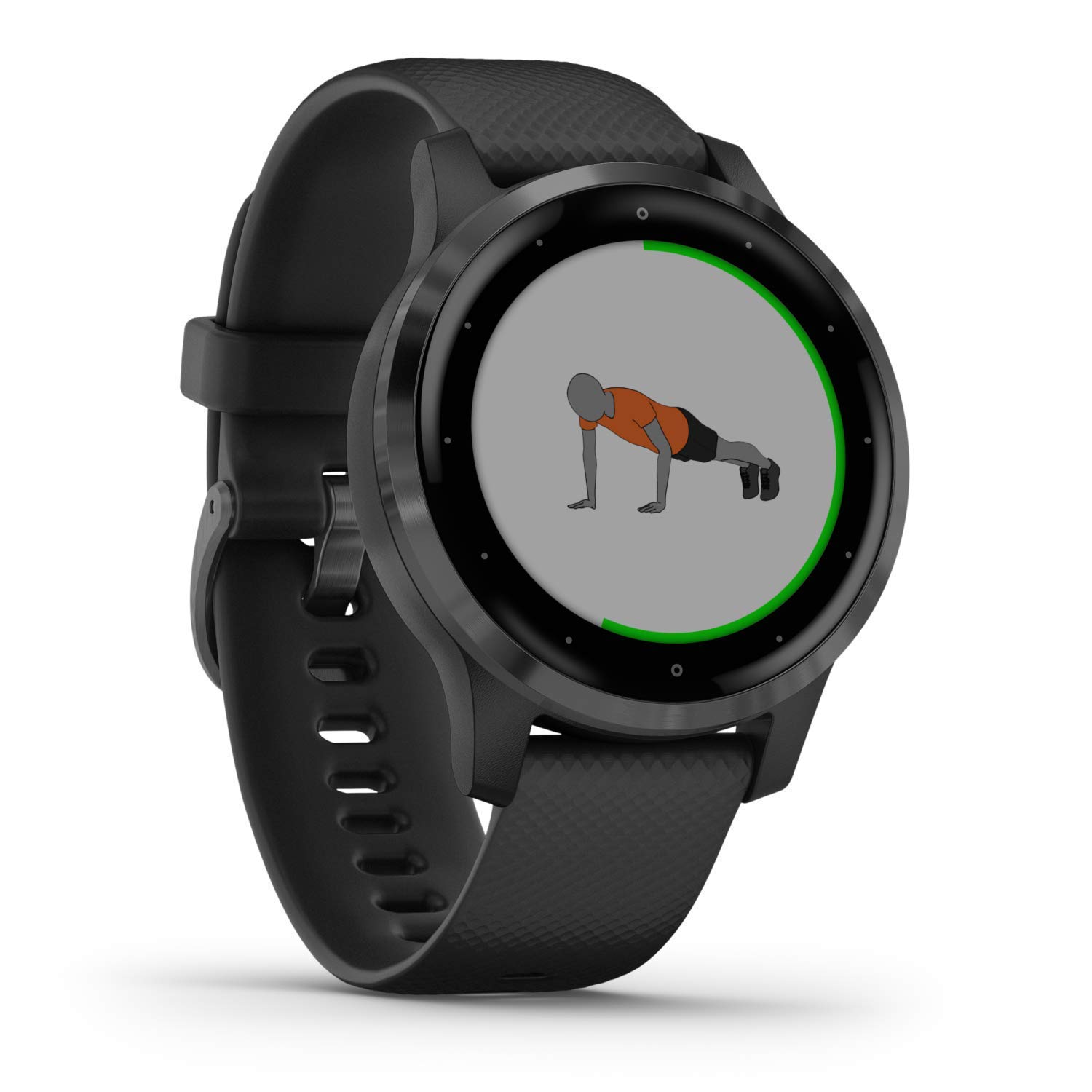 Garmin [ Renewed ] vívoactive 4 (45mm), GPS Smartwatch with All-day Health Monitoring, Fitness Features, Music and up to 8 days battery life, Black (Renewed)