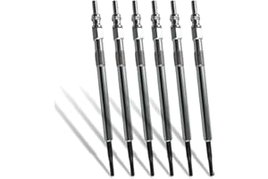 Diesel Glow Plugs Fit for Grand Cherokee 6 Cyl 3.0L Diesel Ram 1500 6 Cyl 3.0L Diesel 1500 Classic, Replace 68460484AB, 6 Pcs