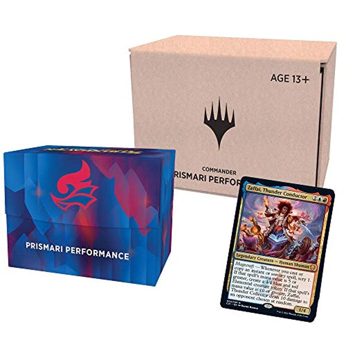 Magic The Gathering Strixhaven Commander Deck – Prismari Performance (Blue-Red) Minimal Packaging Version