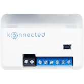 Konnected Smart Garage Door Opener White - Retrofits Garage Door Openers - Control with Alexa, SmartThings, Home Assistant, Hubitat, Control4, HomeSeer - Make Your Garage Door Opener Smart
