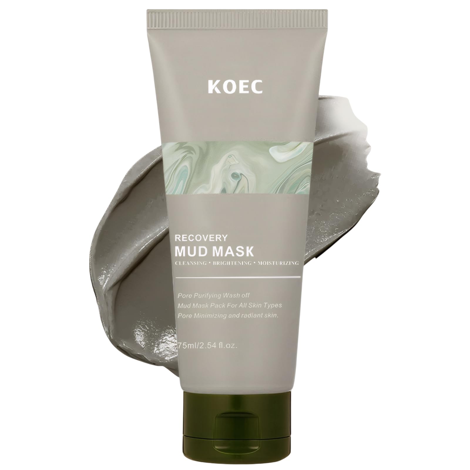 Relief Mud Mask Recovery Mud Mask for Face Cleansing Recovery Mud Mask Nourishing Relief Mud Mask Used to Shrink Pores Deep Clean Blackheads and Oily Skin(1pcs)