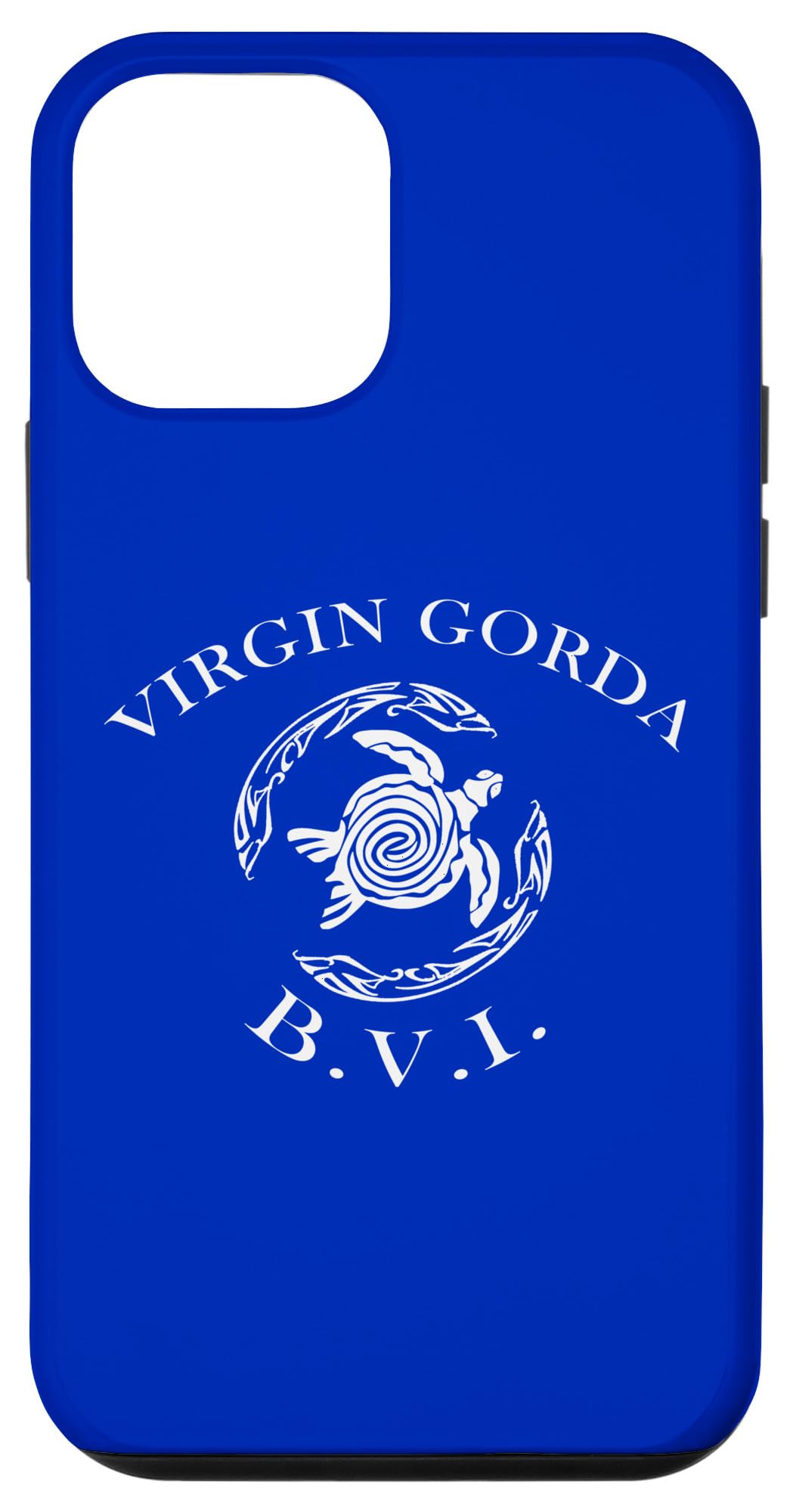 iPhone 12 mini British Virgin Islands Vintage Tribal Turtle Case