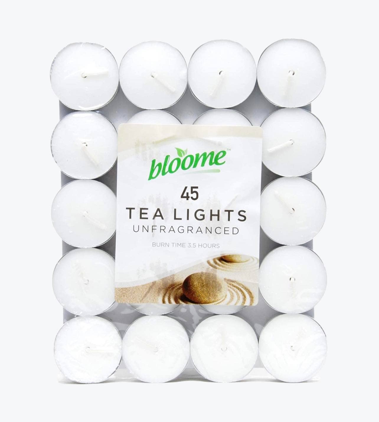 Unfragranced White Tea Lights 20pk