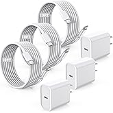 Fast Charger for iPhone 17/16/15 Charger,10FT Extra Long Fast Charging 3Pack Block USB-C to USB C Fast Charging Cable Cord for iPhone Air/17 Pro Max/iPhone 16 Pro/16 Plus/15 Pro Max,iPad Pro/Air/Mini